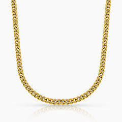 BARB LINK CHAIN IN (SAUDI) 18K YELLOW GOLD