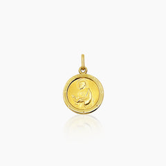 SAINT JUDE MEDAL (17 MM) IN (ITALIAN) 14K YELLOW GOLD