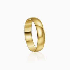 11 - CLASSIC WEDDING RING IN 18K (SAUDI) YELLOW GOLD