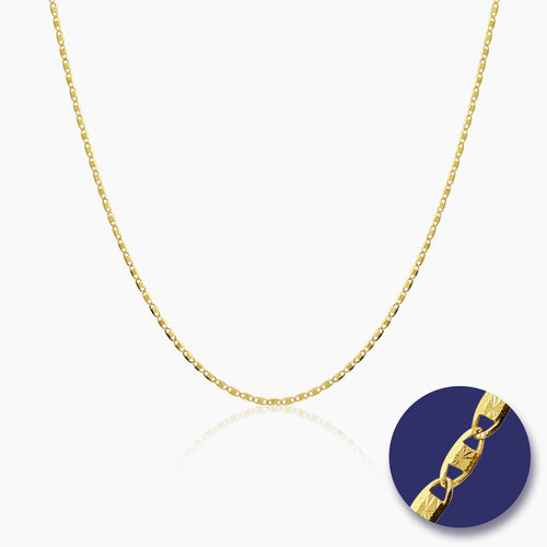 VALENTINO CHAIN LINK IN (SAUDI) 18K YELLOW GOLD