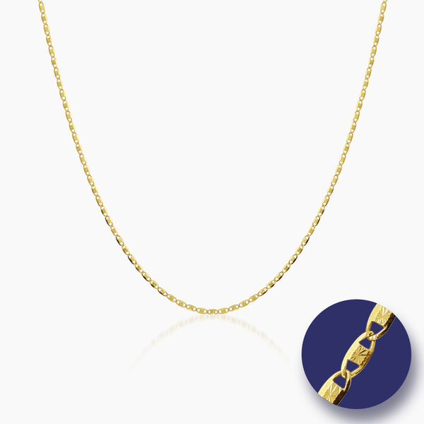 VALENTINO CHAIN LINK IN (SAUDI) 18K YELLOW GOLD