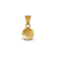 BALL SET IN 18K YELLOW GOLD