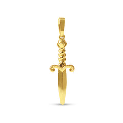 KNIFE PENDANT IN 18K YELLOW GOLD