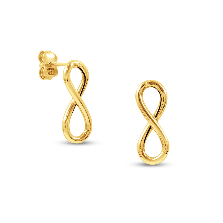 Infinity 2025 earrings gold