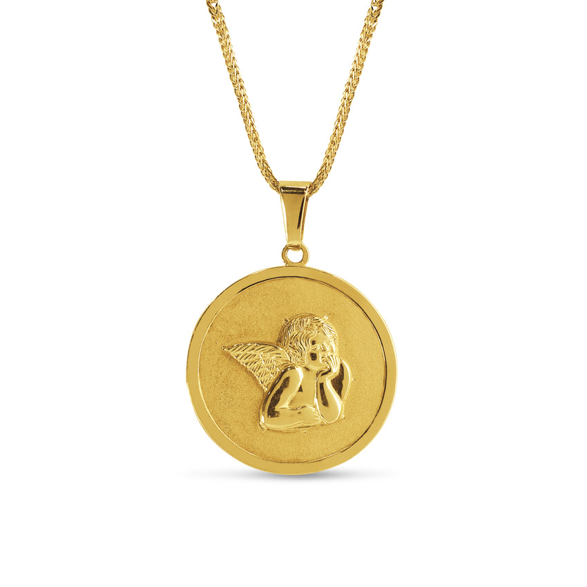 Guardian angel pendant gold shop