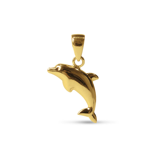 DOLPHIN PENDANT IN 18K YELLOW GOLD