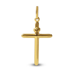 CROSS PENDANT IN 18K YELLOW GOLD