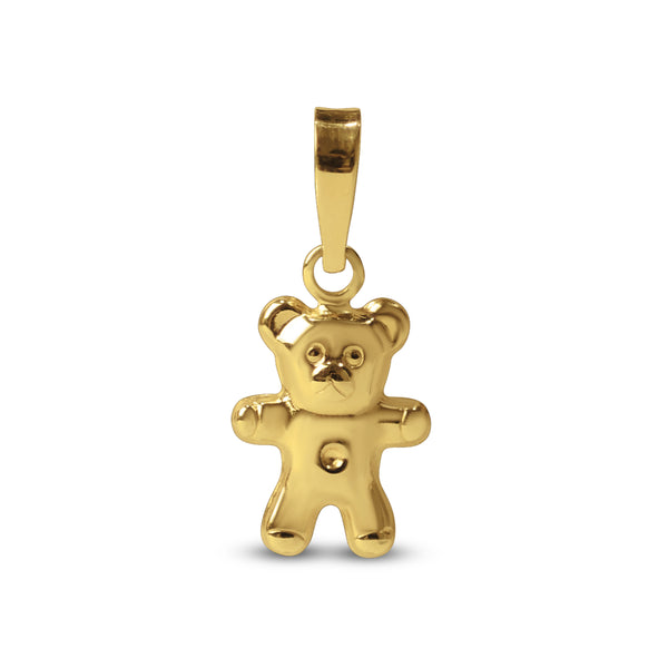 TEDDY BEAR PENDANT IN 18 KYELLOW GOLD
