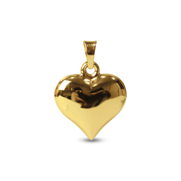 HEART PENDANT IN 18K YELLOW GOLD