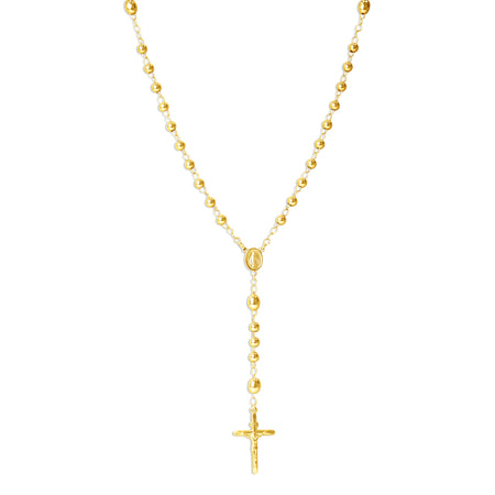 ROSARY NECKLACE IN 18K YELLOW GOLD