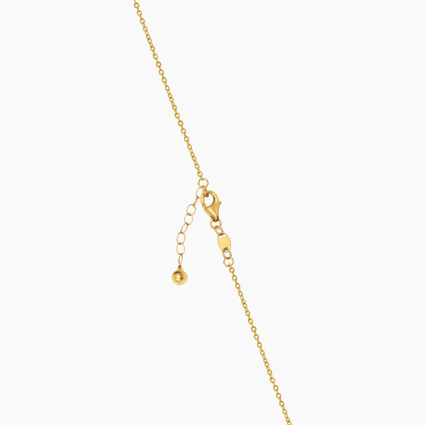 TEXTURED NESTED BEADS LADIES NECKLACE AND PENDANT IN (ITALIAN) 18K YELLOW GOLD