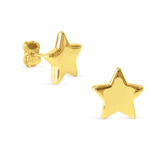 STAR EARRINGS IN 18K YELLOW GOLD