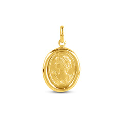 CAMEO PENDANT IN 18K YELLOW GOLD