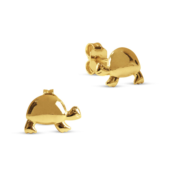 TURTLE EARRINGS IN 14K YELLOW GOLD