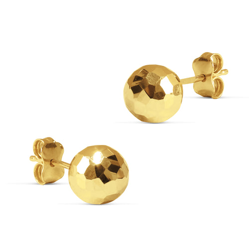 BALL EARRINGS IN 18K YELLOW GOLD