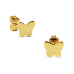 BUTTERFLY EARRINGS IN 18K YELLOW GOLD