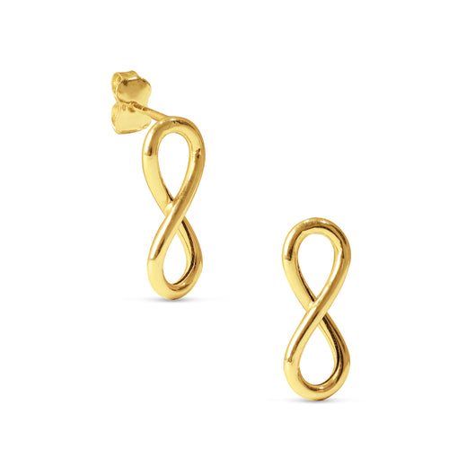 INFINITY EARRINGS IN 18K YELLOW GOLD