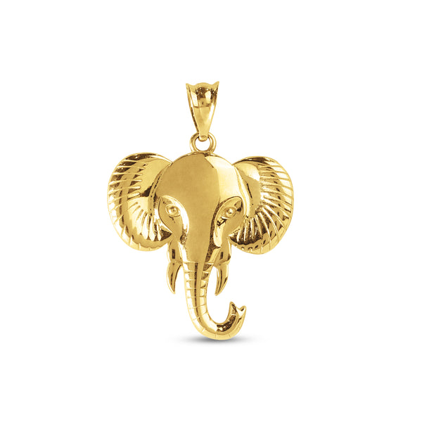 ELEPHANT PENDANT IN 18K YELLOW GOLD