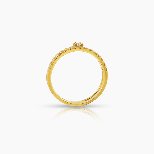 6.1/2" DIAMOND KNOTTED ROPE LADIES RINGS WITH 16=0.36 / 2.91 CARAT DIAMONDS IN 18K YELLOW GOLD