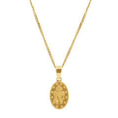 MARY MIRACULOUS NECKLACE IN 18K YELLOW GOLD