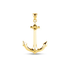 ANCHOR PENDANT IN 18K YELLOW GOLD