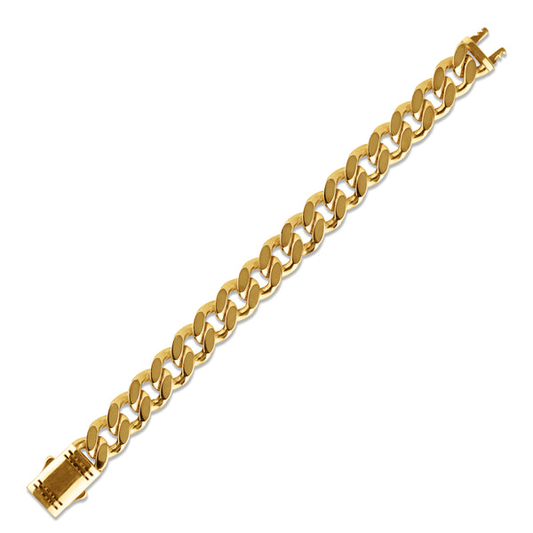 CUBAN LINK BRACELET IN 18K YELLOW GOLD