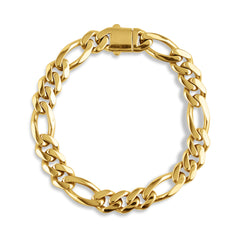 FIGARO BRACELET IN 18K YELLOW GOLD