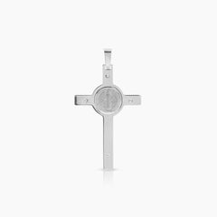 ST. BENEDICT CRUCIFIX CROSS PENDANT IN 14K YELLOW GOLD