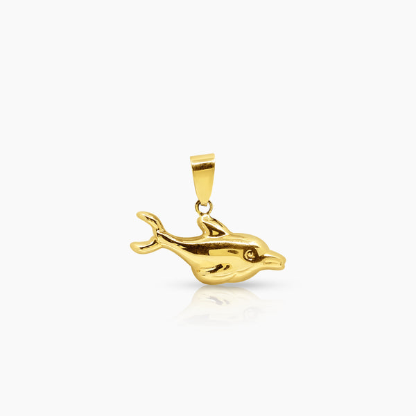 DOLPHINE PENDANT (20 MM) IN (ITALIAN) 18K YELLOW GOLD