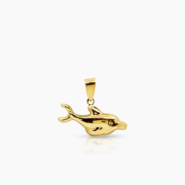 DOLPHINE PENDANT (20 MM) IN (ITALIAN) 18K YELLOW GOLD