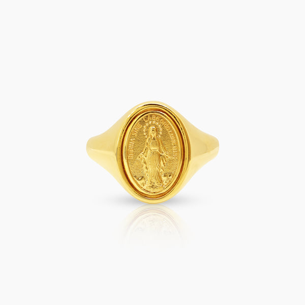 5.8" MIRACULOUS RING IN (SAUDI) 18K YELLOW GOLD