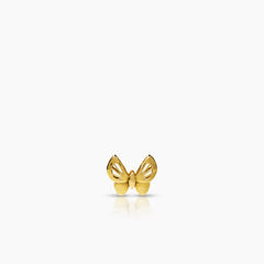 BUTTERFLY LADIES STUD EARRINGS IN (SAUDI) 18K YELLOW GOLD