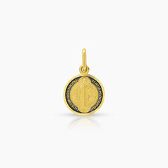SAINT BENEDICT MEDAL (13 MM) IN (ITALIAN) 18K YELLOW GOLD