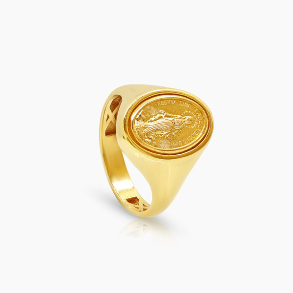 5.8" MIRACULOUS RING IN (SAUDI) 18K YELLOW GOLD