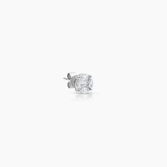 ROUND CUT DIAMOND LADIES STUD EARRINGS WITH 2=0.40 / 8=0.84 / 2.50 / 2.80 CARAT DIAMONDS IN 18K WHITE GOLD
