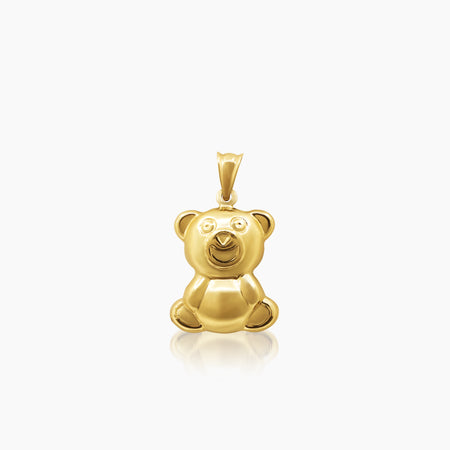 TEDDY BEAR PENDANT ± 18 mm (H) X ± 13 mm (L) IN (SAUDI) 18K YELLOW GOLD