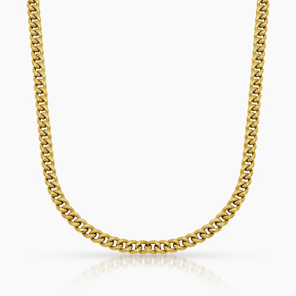 BARB LINK CHAIN IN (SAUDI) 18K YELLOW GOLD (Copy)