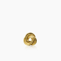 LOVE KNOT LADIES STUD EARRINGS IN (SAUDI) 18K YELLOW GOLD