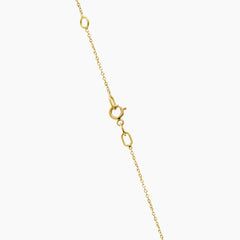 DIAMOND HEART LADIES NECKLACE AND PENDANT WITH 43=0.18 / 2.24 CARAT DIAMONDS IN 14K YELLOW GOLD
