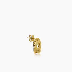 LOVE KNOT LADIES STUD EARRINGS IN (SAUDI) 18K YELLOW GOLD