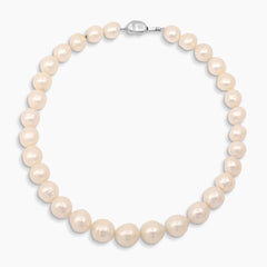 12.3-15.1 MM - WHITE SOUTH SEA PEARL LADIES NECKLACE / CHOKER