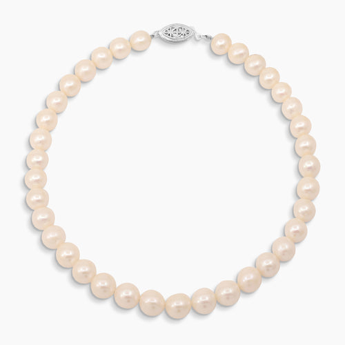 11-13 MM - ROUND PEARL LADIES NECKLACE / CHOKER