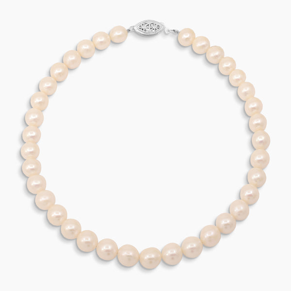 11-13 MM - ROUND PEARL LADIES NECKLACE / CHOKER