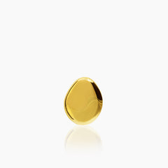 MOLTEN DROP LADIES STUD EARRINGS IN (ITALIAN) 18K YELLOW GOLD