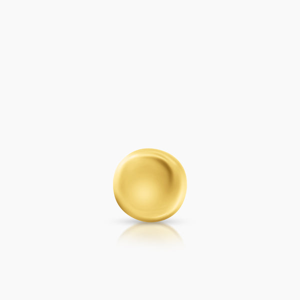 PEBBLES LADIES HOOP EARRINGS IN (ITALIAN) 18K YELLOW GOLD