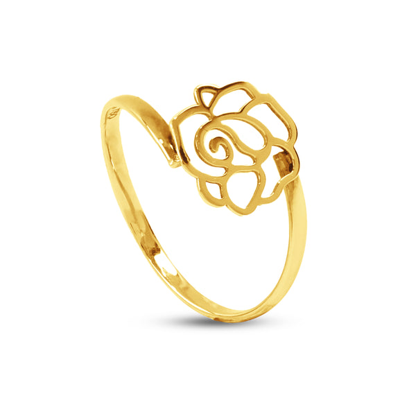 Flower Ladies Ring Geometric Irregular Stainless Steel Ring - Temu