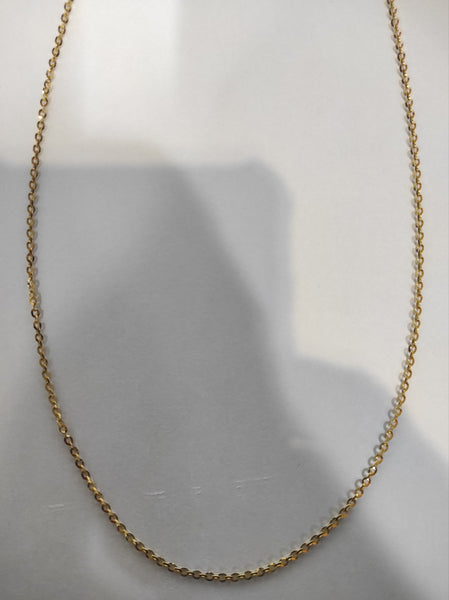 CABLE CHAIN IN 18K YELLOW GOLD