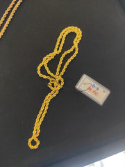 ROPE CHAIN IN 18K YELLOW GOLD