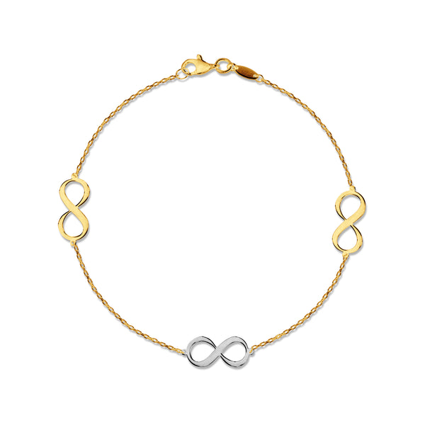 INFINITY BRACELET DESIGN IN 18K GOLD