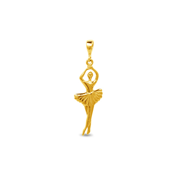 BALLERINA PENDANT IN 14K YELLOW GOLD